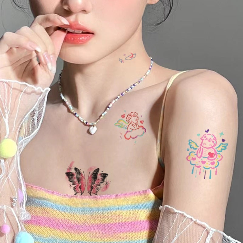 Waterproof And Durable Colorized Butterfly Tattoo Sticker  BUY 1 GET 3