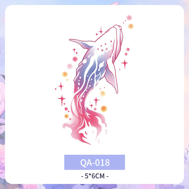 Color Tattoo Sticker Waterproof And Durable Arm Clavicle Personality  BUY 1 GET 3