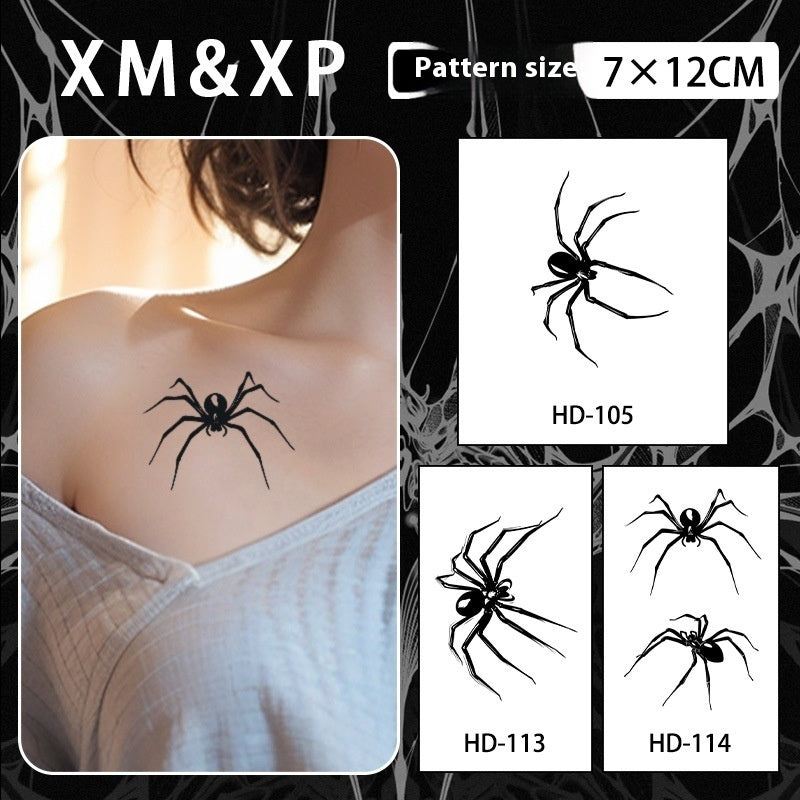 Spider Strange Talk Domineering Herbal Juice Tattoo Sticker Good-looking Sexy BUY 1 GET 2