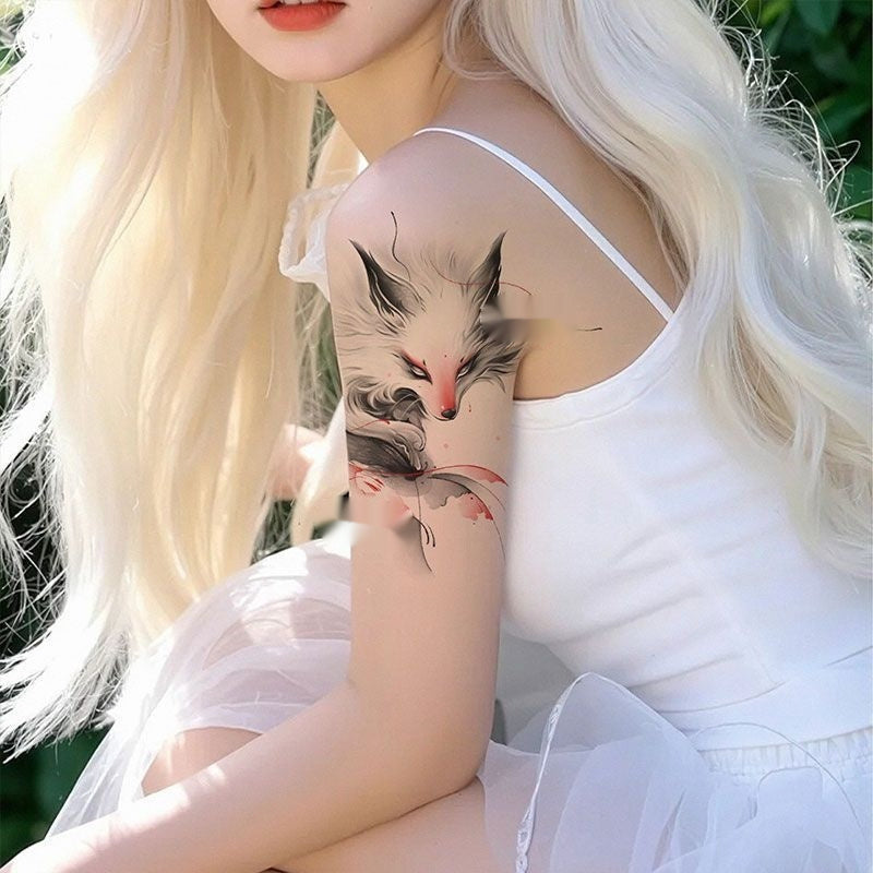 Popular Fox Color Tattoo Sticker Lasting Scar Cover Up BUY 1 GET 3