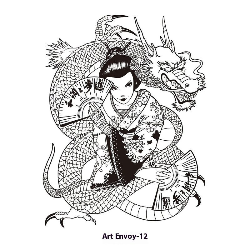 Herbal Waterproof And Durable Tattoo Text Tattoo Stickers BUY 1 GET 2