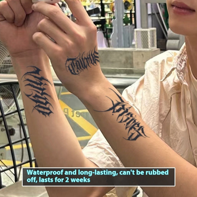 Cool Mecha Tattoo Pattern Waterproof And Durable Non-reflective BUY 1 GET 2