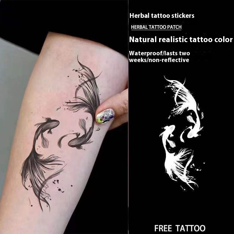 Ink Carp Tattoo Sticker Herbal Juice Spice Arm BUY 1 GET 2