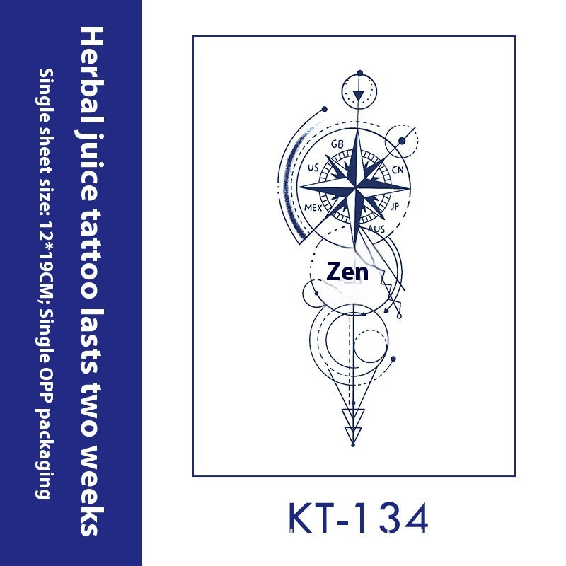 Tattoo Sticker English Letters Ins Style Men's Dark Women's Waterproof BUY 1 GET 2