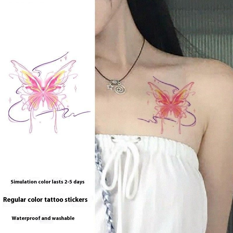 Washable Sexy Ink Butterfly Hot Girl Waterproof Simulation BUY 1 GET 3