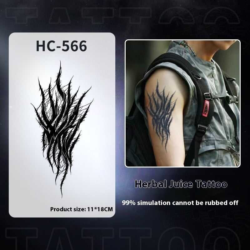 Cool Mecha Tattoo Pattern Waterproof And Durable Non-reflective BUY 1 GET 2