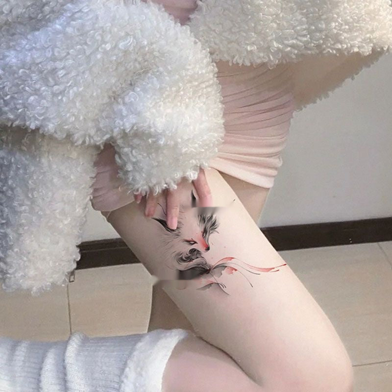 Popular Fox Color Tattoo Sticker Lasting Scar Cover Up BUY 1 GET 3