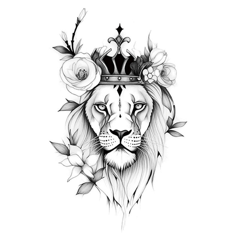 Hot Sale Flower Butterfly Large Pattern Flower Arm Tattoo Sticker BUY 1 GET 2