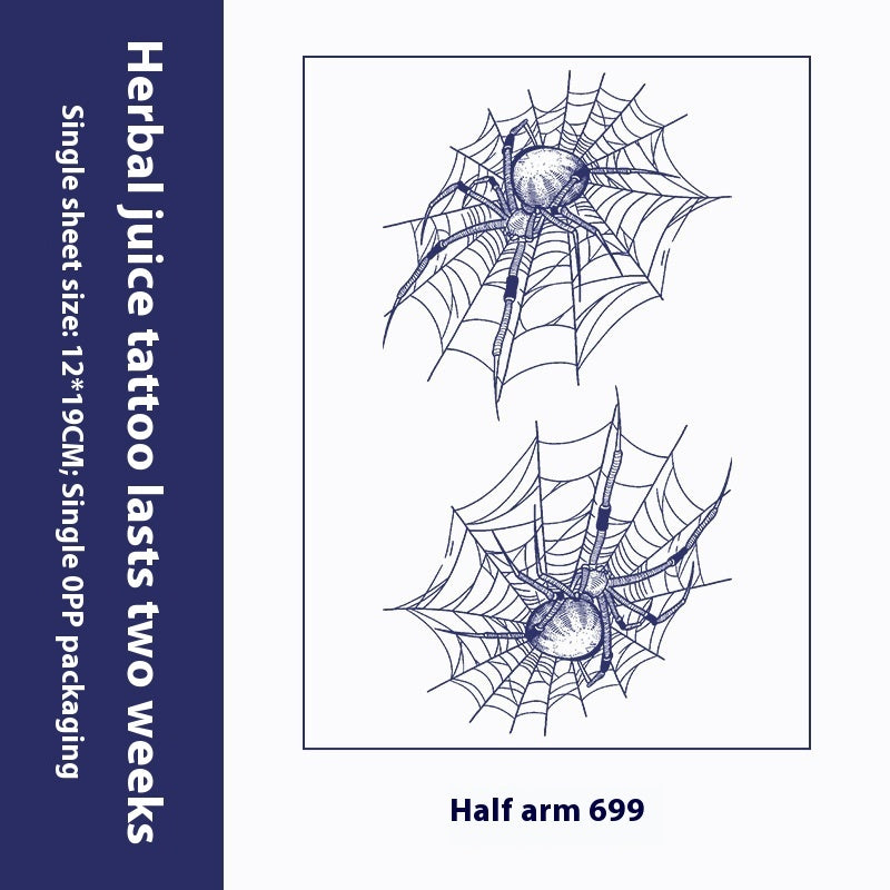 Herbal Tattoo Sticker Dark Flower Arm Juice BUY 1 GET 2