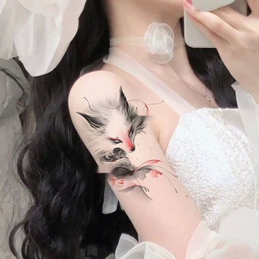 Popular Fox Color Tattoo Sticker Lasting Scar Cover Up BUY 1 GET 3
