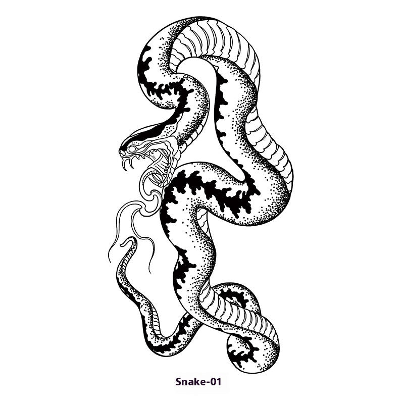 Herbal Waterproof And Durable Tattoo Text Tattoo Stickers BUY 1 GET 2