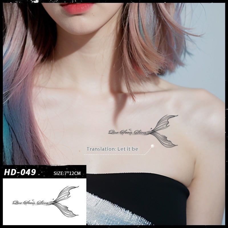 Semi-permanent Tattoo Sticker Female Waterproof And Durable BUY 1 GET 2